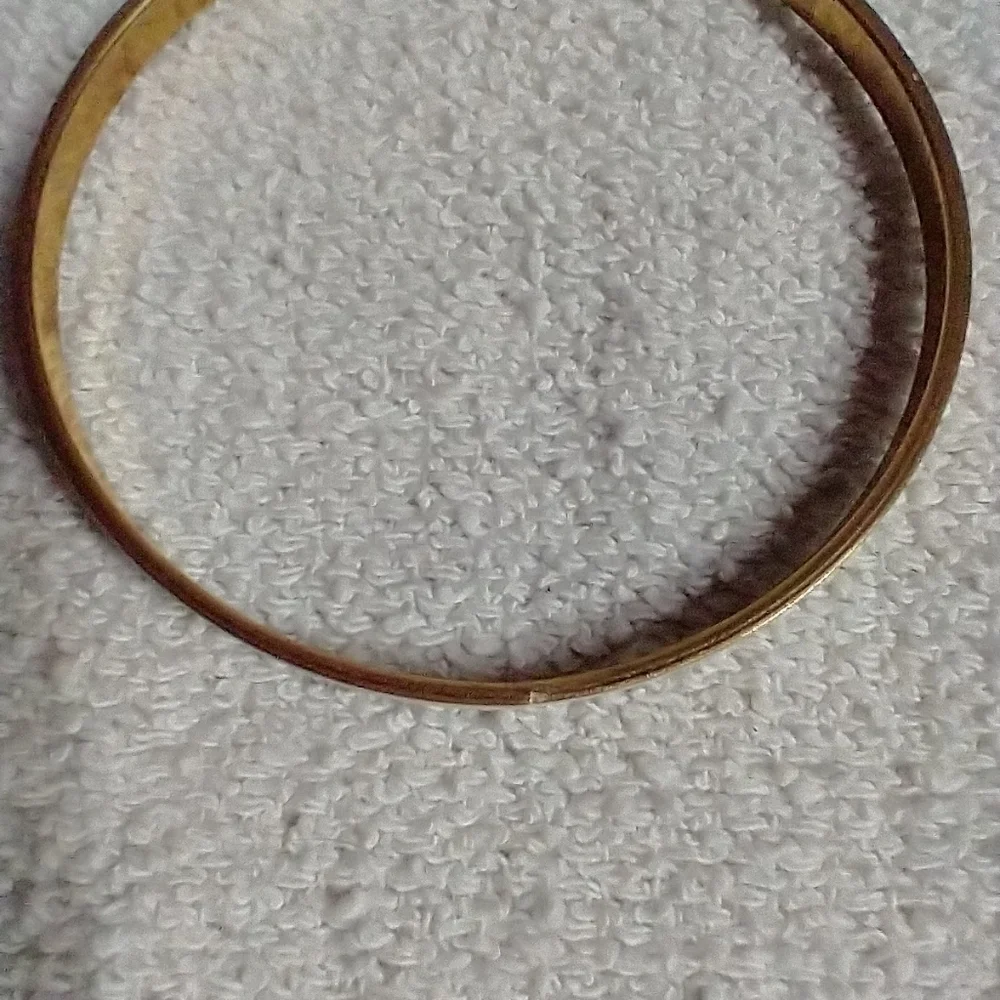 Cream white bangle bracelet approx. 2.5 wide